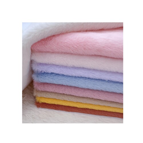 8mm加密加厚仿獭兔毛绒布料秋冬毛绒皮草外套围巾帽子diy服装面料 - 图3