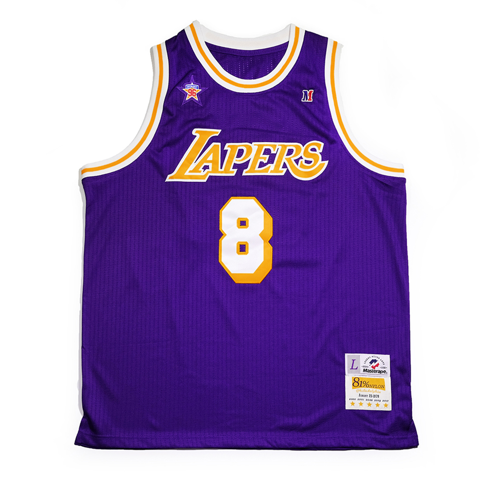 复古品质送手环 致敬科比湖人美式球衣篮球运动背心 Masterape nba 复古品质送手环 致敬科比湖人美式球衣篮球运动背心 Masterape nba