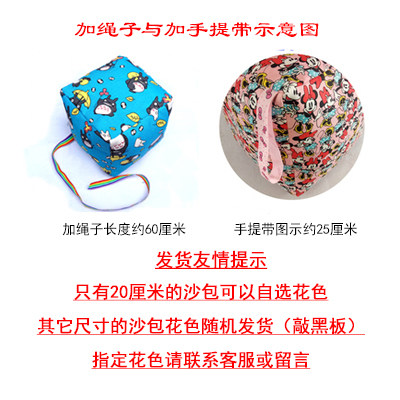 幼儿园新款儿童沙包玩具定做宝宝大沙包珍珠棉荞麦皮10-30厘米大 - 图1