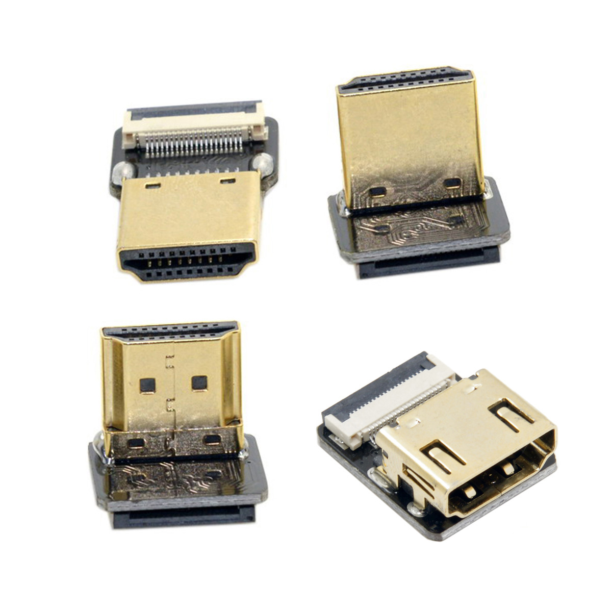 CY  航拍CYFPV用 HDMI-A 标准HDMI软排线 FPC FPV高清1080p连接器 转接头 FPC FPV连接器正反插 连接线 延长
