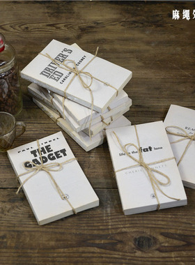 老麻绳书老纸张展示摆设复古怀旧