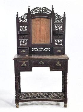 民国梳妆台老式博物馆茶室榉木