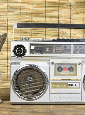 老式录音机磁带播放机卡带收录机