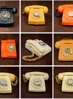 复古老式电话机家居桌面装饰品