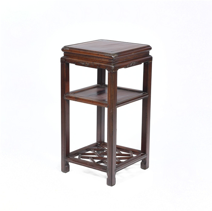 中式古旧阳台实木小茶台桌椅组合家用功夫小茶几多功能小户型古董 - 图1