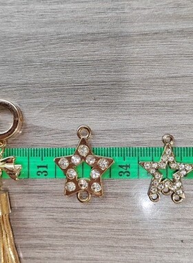 金属蛇骨链流苏挂件新款项链服饰鞋包袋配件珍珠五角星镶钻装饰品