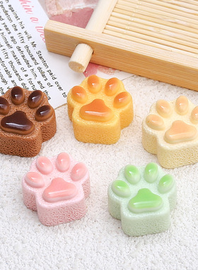 树脂配件奶油胶diy卡通发夹洞洞