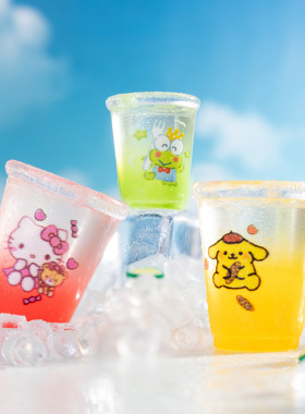 新款仿真三丽鸥冰杯儿童手工自制DIY材料树脂微缩萌粒桌面小摆件