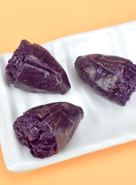 仿真红薯模型迷你食玩立体地瓜紫薯钥匙扣挂件过家家小号烤红薯