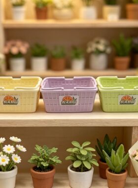仿真农夫果园收纳筐购物篮娃娃屋造景装饰摆件道具DIY冰箱贴材料