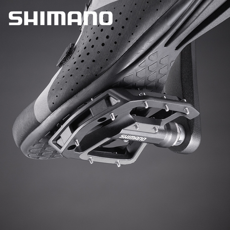 SHIMANO GR500脚踏山地车BMX DH禧玛诺自行车配件山地平脚踏平踏 - 图0