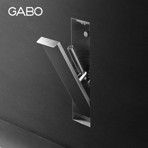 观博GABO 隐藏式不锈钢喷枪龙头酒店家用入墙式马桶清洗喷头 2720