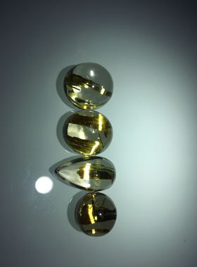 送女友天然水晶猫眼戒指