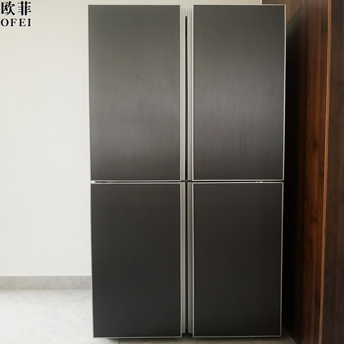 拉丝冰箱贴纸烤漆家具保护膜门框橱柜改色衣柜自粘办公桌翻新防水 - 图1