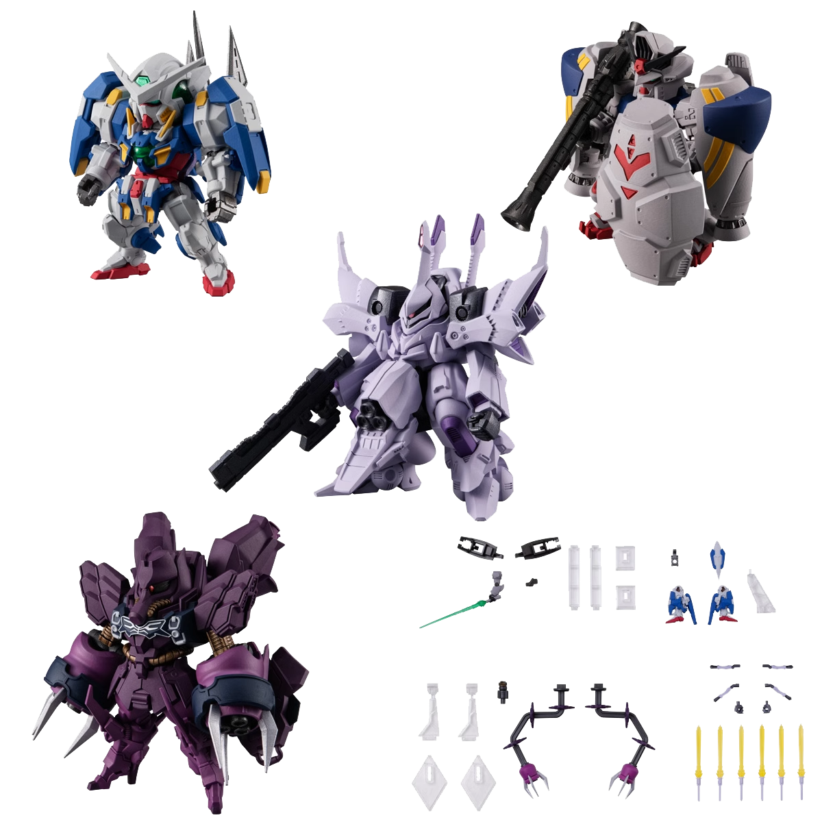 万代 机动战士高达 FW GUNDAM CONVERGE Plus04 食玩可动模型套装