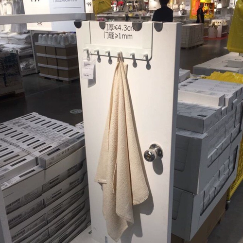Домашняя покупка Ikea of ​​Ansen Room Door -Дверь висящей крючки за дверью без ногтей без крючков для отслеживания.