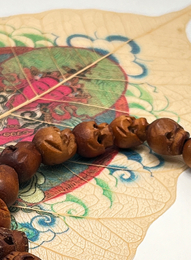 ovalbuy骷髅头手串念珠虎年锦鲤