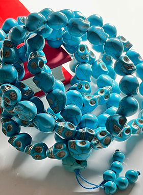 尸陀林主骷髅头ovalbuy松石首饰