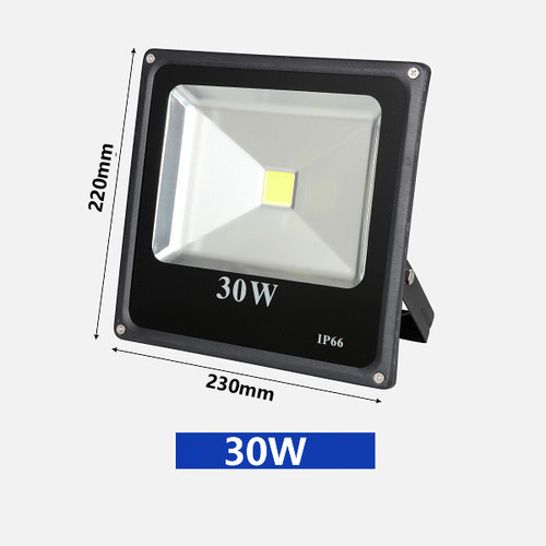 led投光灯防水低压直流12伏24V36v10W20W30w50W100瓦户外电瓶灯 - 图1