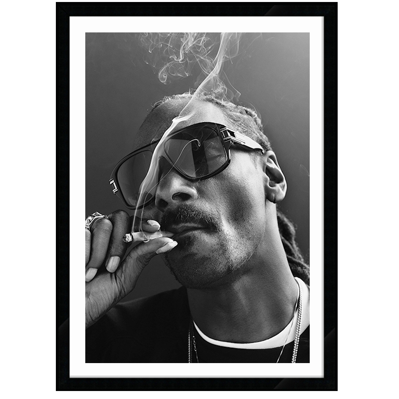 snoop dogg史努比·狗狗嘻哈说唱歌手海报Rapper装饰画酒吧挂画-图3