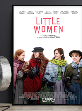 Little Women 小妇人 经典电影海报装饰画文艺艺术餐厅卧室挂画