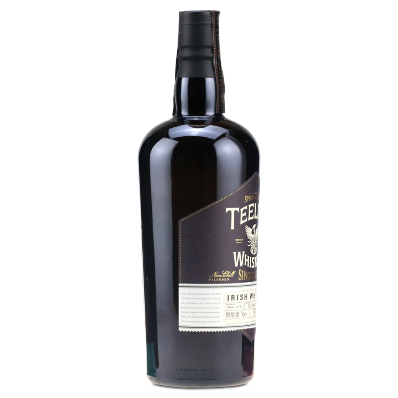 进口洋酒 TEELING WHISKEY帝霖单一纯麦爱尔兰威士忌 都柏林700ml - 图0