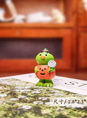 万圣节猫咪桌面创意卡通摆件