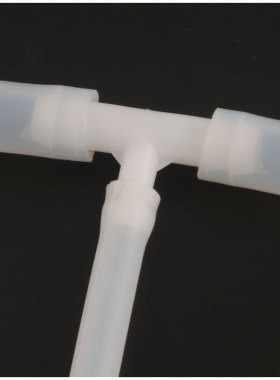饮水机配件T型三通连接头螺纹接口10.5mm变径7.5MM三通硅胶管气管