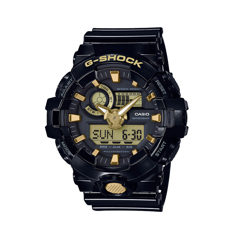 casio旗舰店GA-400GBX黑金潮流运动男手表卡西欧官网官方 G-SHOCK