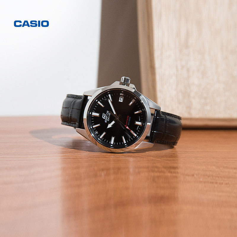 casio旗舰店efb-107时尚防水手表 casio日韩腕表