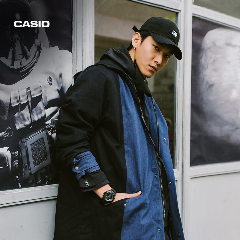 casio旗舰店ga-100cf迷彩男士手表 casio日韩腕表