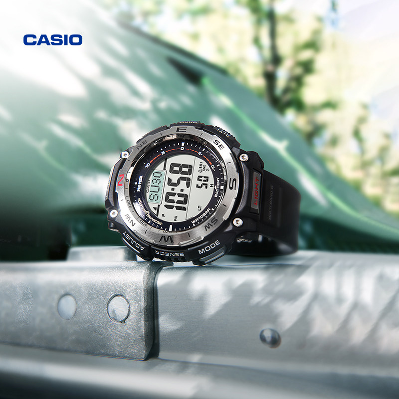 casio旗舰店prw-3400太阳能男手表 casio日韩腕表