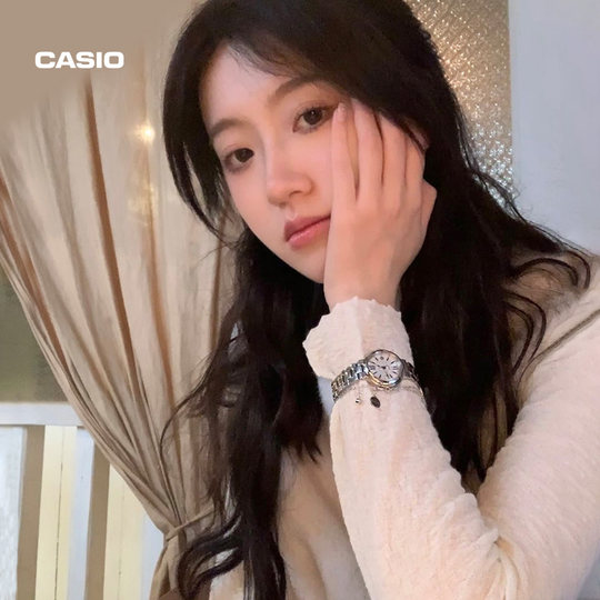 【新年礼物】卡西欧旗舰店SHE-4528守护星学生指针女士手表 SHEEN