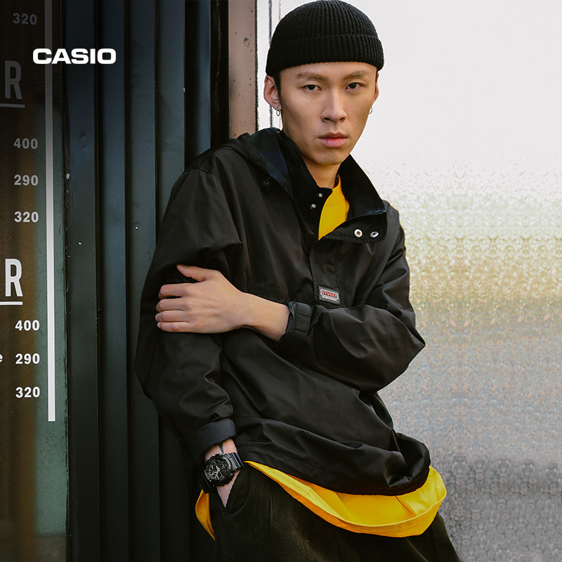 casio旗舰店ga-100cf迷彩男士手表 casio日韩腕表