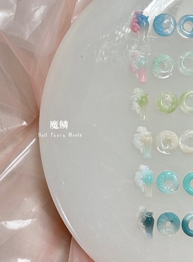 【Moli模具胶】美甲模具胶滴胶国风色玉色UV滴胶免洗稀胶速干胶