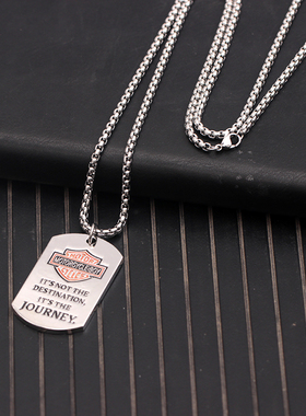 潮人百搭个性军牌吊坠男女卫衣