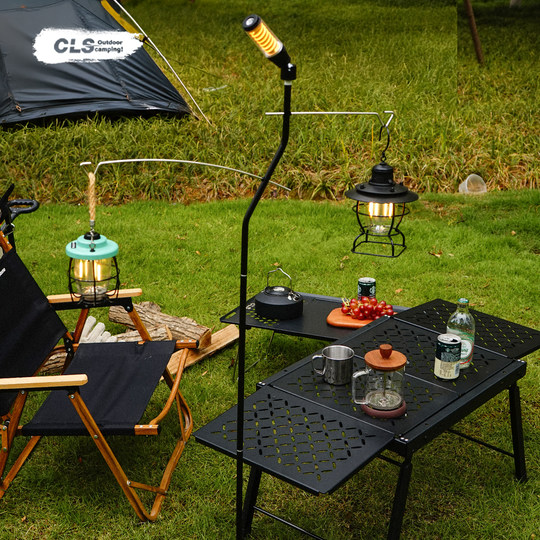 CLS portable aluminum alloy pole expands outdoor light stand