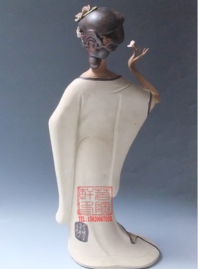 桌面贾陶院新中式石湾公仔