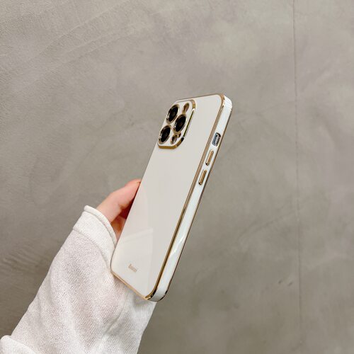 超薄纯色电镀软壳苹果16/15pro适用iphone14pro手机壳13ProMax硅胶防摔12新款全包11简约高级感保护套男女款 - 图0