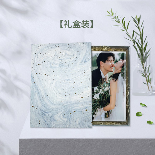 水晶相册制作婚纱照精修入册 影楼毕业纪念册儿童照片书杂志定制 - 图2