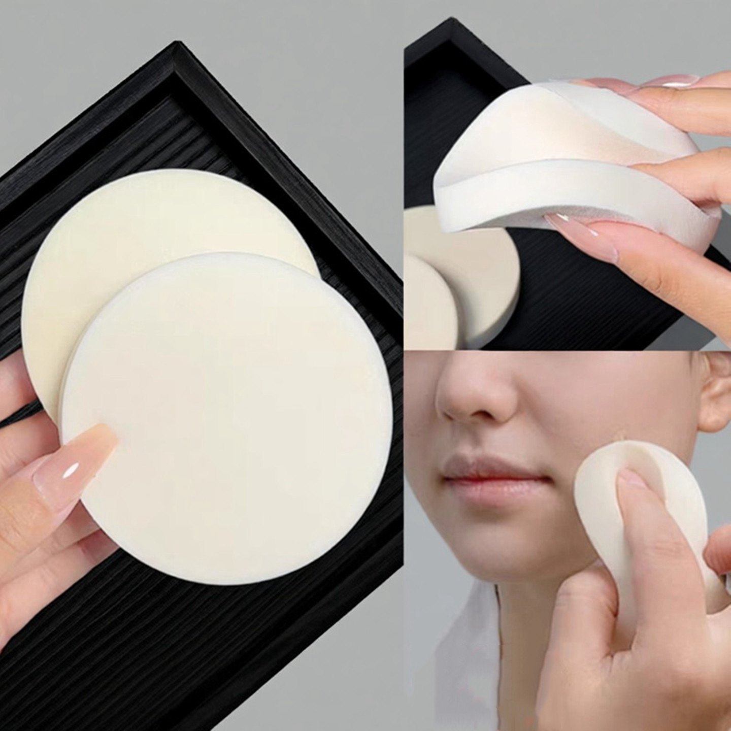 影楼化妆师专用湿粉扑 大圆扑 海绵扑 化妆扑 大白扑柔软不易掉渣,淘宝优惠券,粉丝福利购,淘宝优惠卷