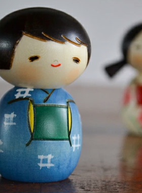 夫妻新婚手工和服娃娃现货日本