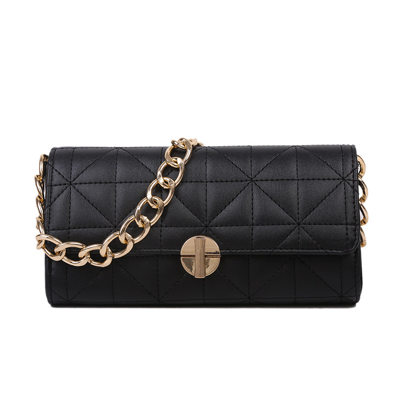 法国质感流行法棍包2020新款潮网红绣线腋下包单肩夏季链条小方包 - 图3