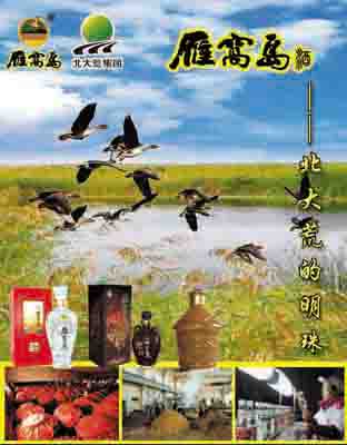 雁窝岛白酒 2012年产老酒 裸瓶好运来 兼香型52度500毫升 农垦