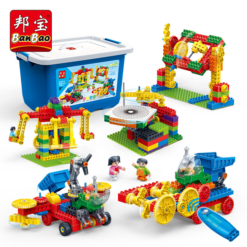 邦宝齿轮拼装大颗粒儿童拼插玩具 邦宝玩具建构/拼插积木