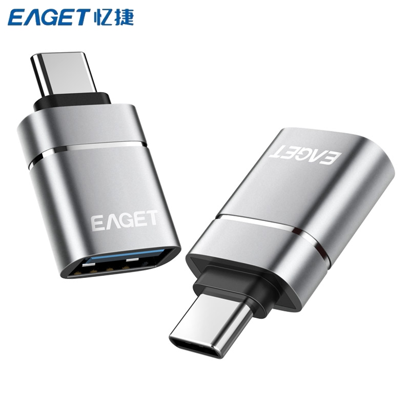 忆捷typec转usb3.0接口转换头手机U盘转换器适用华为苹果电脑平板