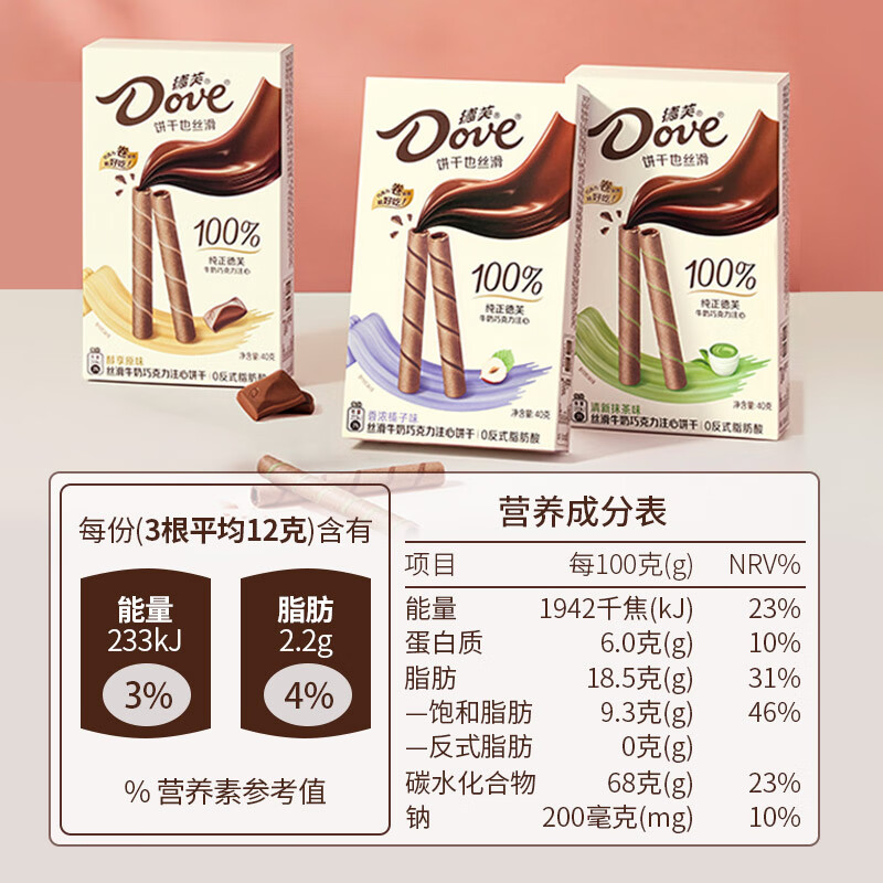 德芙（Dove）20周年礼盒纪念款休闲小零食糖果-图3