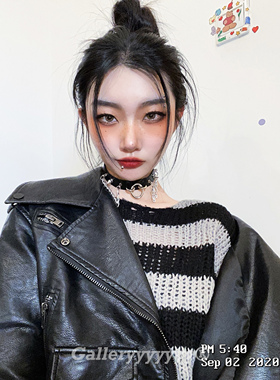 gallery欧美暗黑哥特皮质项圈