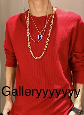 欧美宝石嘻哈项链明星同款