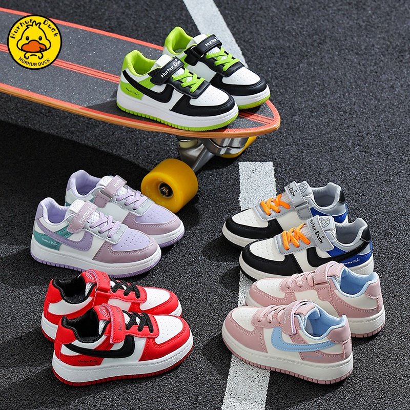 女童鞋子2026春夏新款皮面防水板鞋儿童时尚百塔休闲鞋男童运动鞋,淘宝优惠券,粉丝福利购,淘宝优惠卷